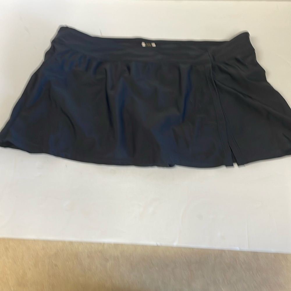 Beach Native Black Mini Skater‎ Swim Skirt
